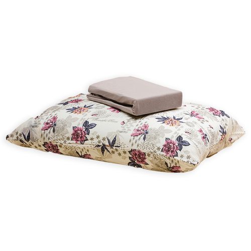 Jogo de Cama Casal Toscana - Bege