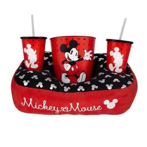 Kit Almofada Pipoca Mickey Mouse - Vermelho