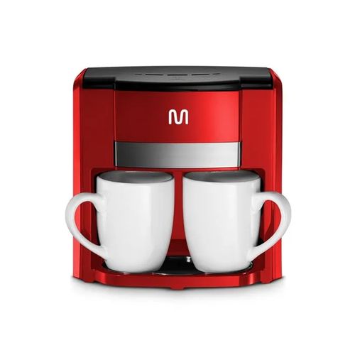 Cafeteira Elétrica 2 Xicaras Filtro Permanente e Colher Dosadora