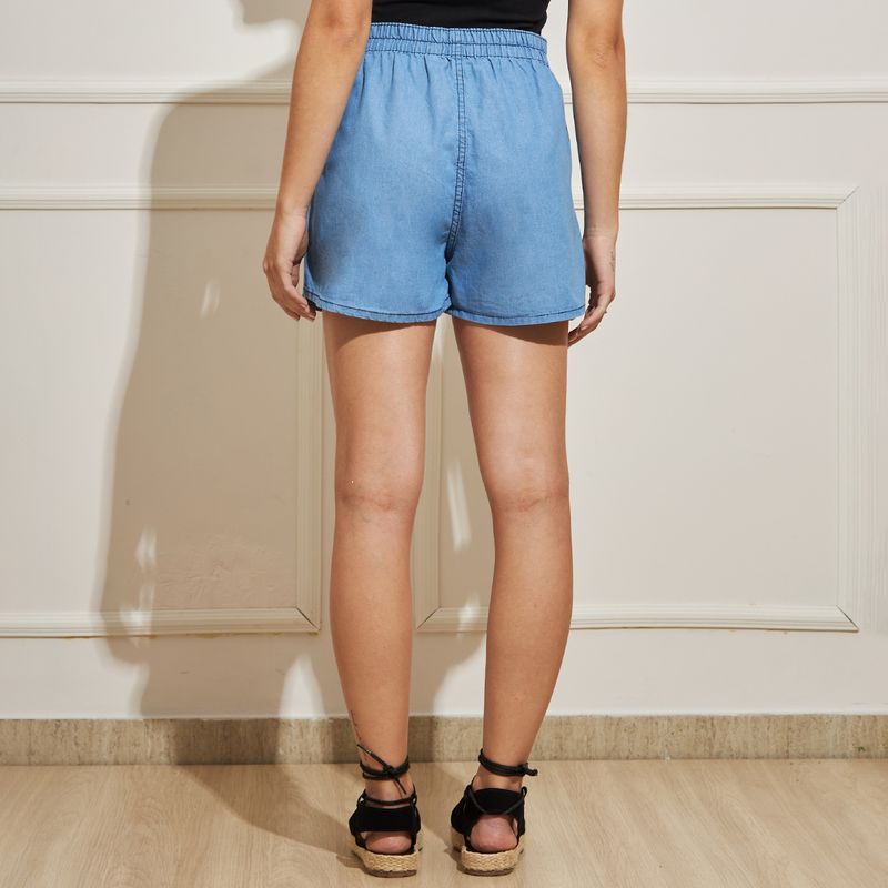 Shorts-Feminino-Jeans-Elastico