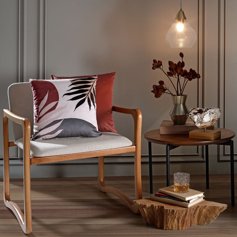 Almofada-Decorativa-Hedrons-Veludo-Marsala-45x45