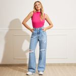 Calca-Feminina-Jeans-Wide-Leg---Azul