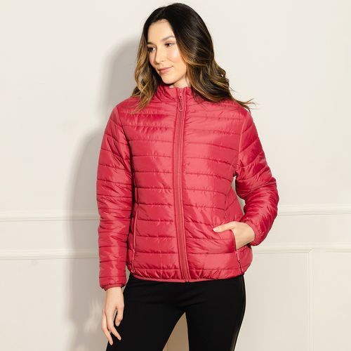 Jaqueta Puffer Feminina - Vermelho