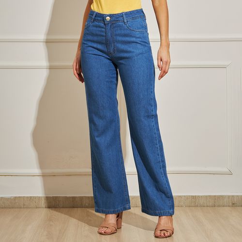 Calça Jeans Wide Leg