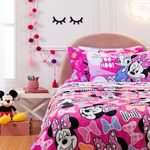 Manta-Infantil-Solteiro--180g--Microfibra-Minnie-Lacos-Andreza-Enxovais