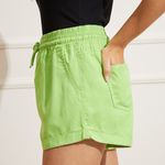 Shorts-Feminino-Jeans-Color---Verde