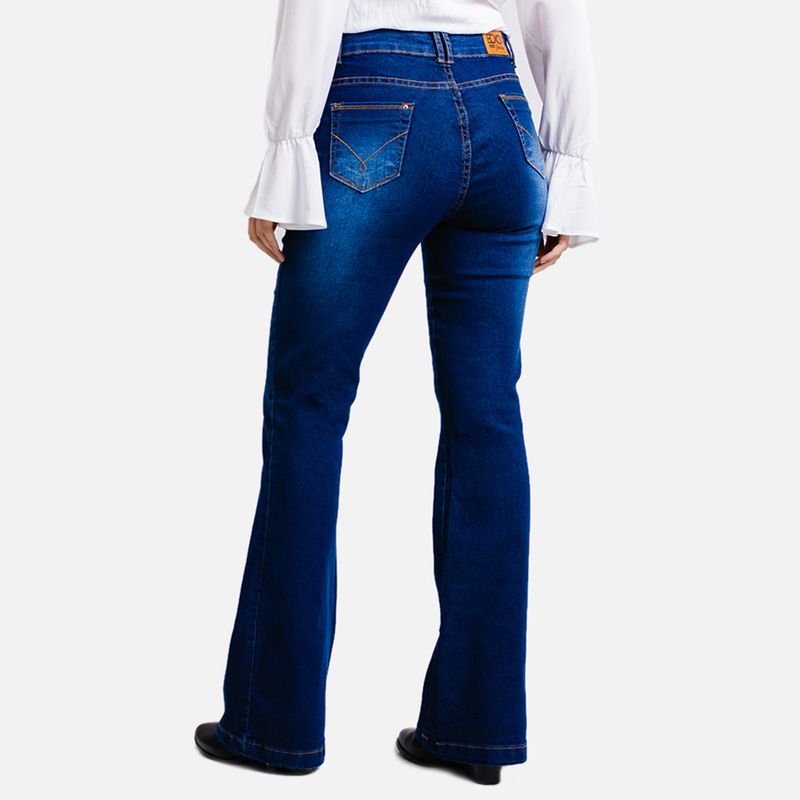 Calca-Feminina-Flare---Azul