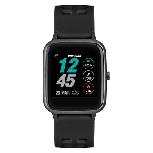 Relógio Smartwatch Mormaii Life Unissex - Preto