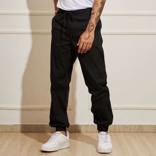 Calça Masculina Jogger - Preto