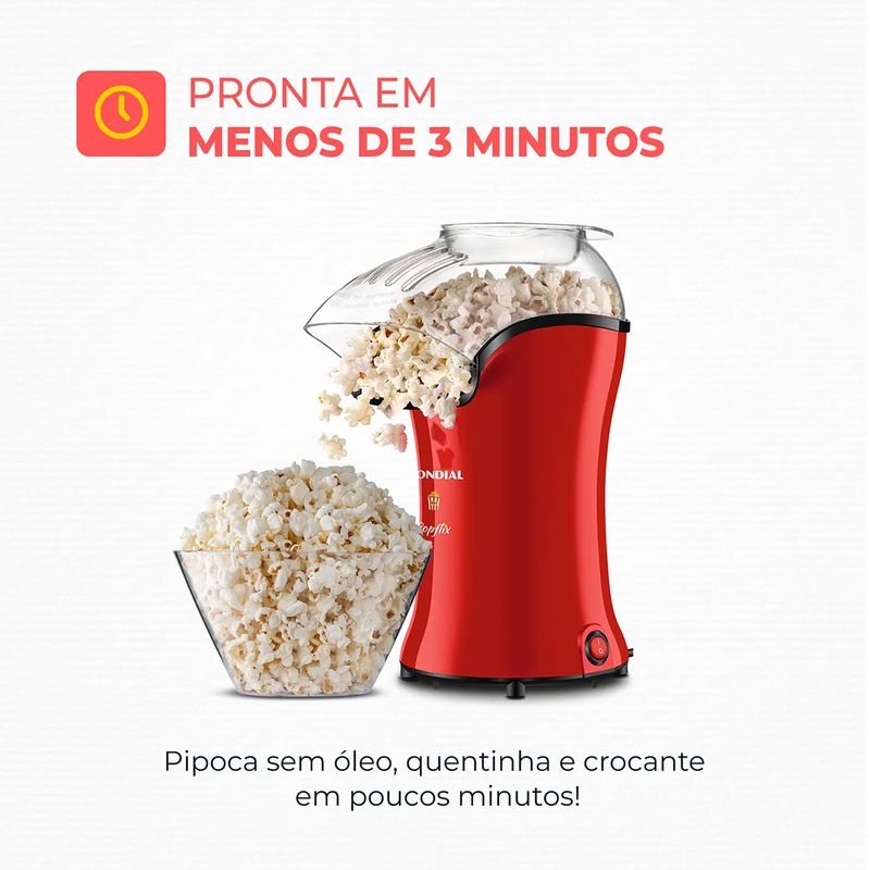 Pipoqueira-Mondial-Popflix-PP-03-1200W-127V-Vermelho
