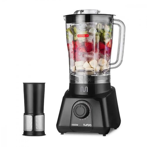 Liquidificador multi turbo lq1100 1.100w 127v preto 12 velocidades copo 2,6 litros