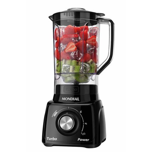Liquidificador Mondial Turbo Power L-99-FB Preto 127v