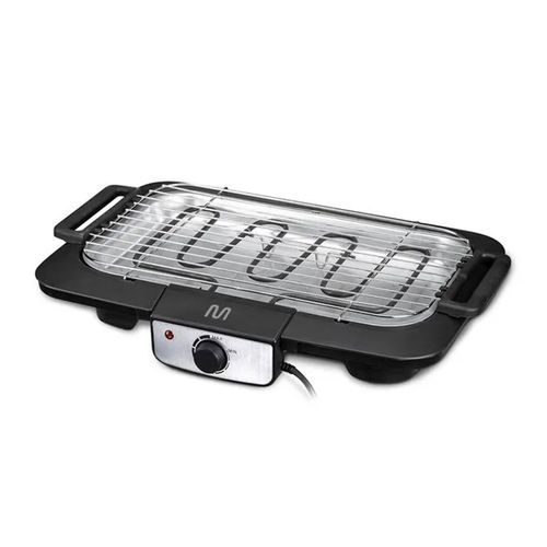 Churrasqueira Elétrica 127v-1800w com Controle de Temperatura Inox Preto Multi - GO131