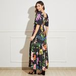 Vestido-Longo-Estampado-com-Laco-Frontal