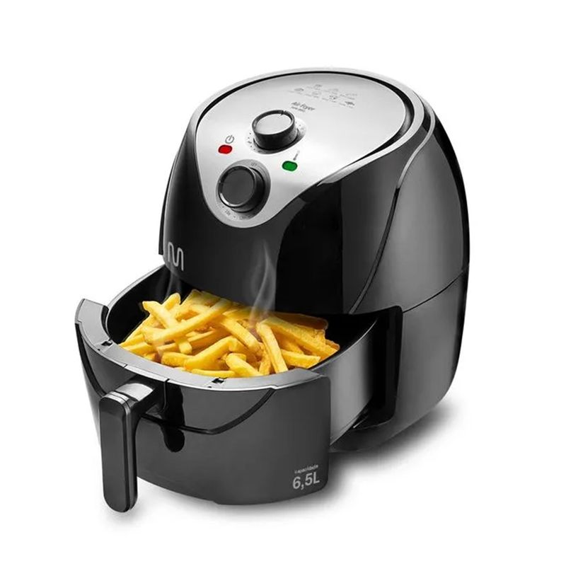 Fritadeira-Eletrica-Air-Fryer-65L-1700W-127V-Preto-Multi-