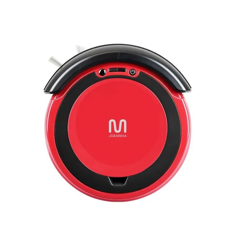Robo-Aspirador-Joaninha-3-em-1-Varre-Aspira-e-Passa-Pano-20W-Bivolt---Vermelho