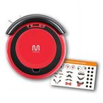 Robo-Aspirador-Joaninha-3-em-1-Varre-Aspira-e-Passa-Pano-20W-Bivolt---Vermelho