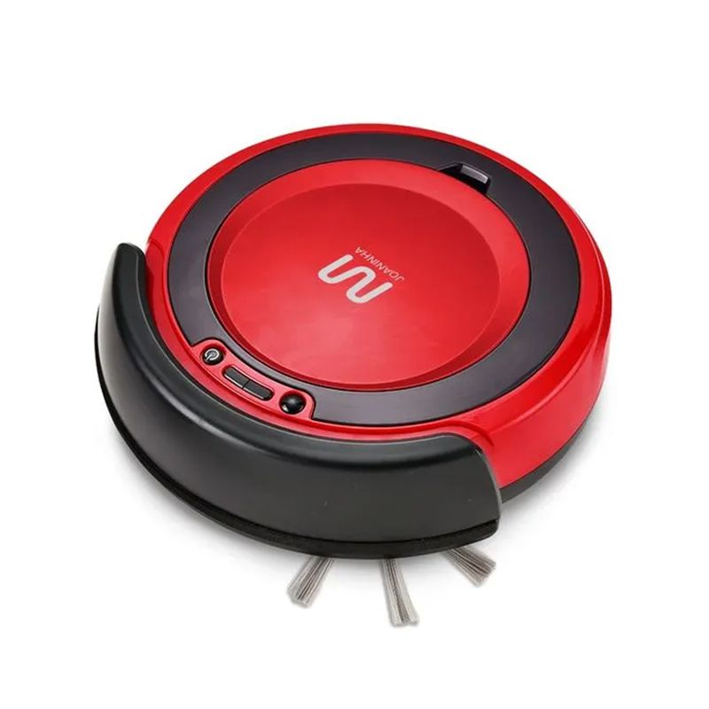 Robo-Aspirador-Joaninha-3-em-1-Varre-Aspira-e-Passa-Pano-20W-Bivolt---Vermelho