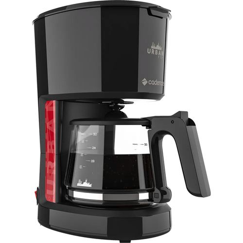 Cafeteira Elétrica Cadence Urban Pop Red Preta