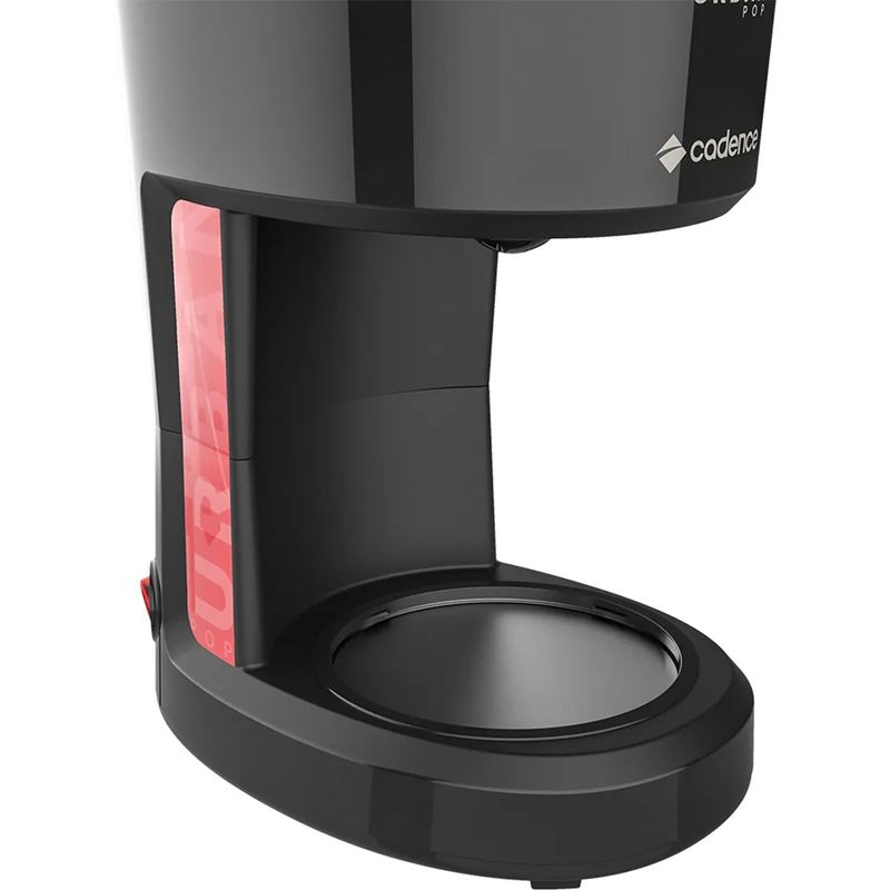 Cafeteira-Eletrica-Cadence-Urban-Pop-Red-Preta