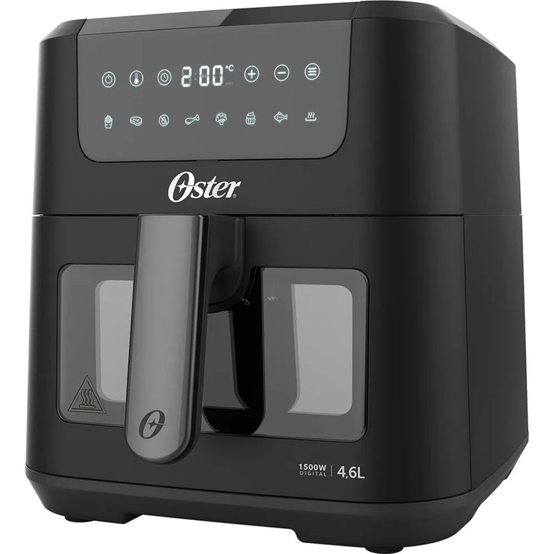 Fritadeira-Digital-Clear-Oster-46L-com-Visor-Transparente-Preto