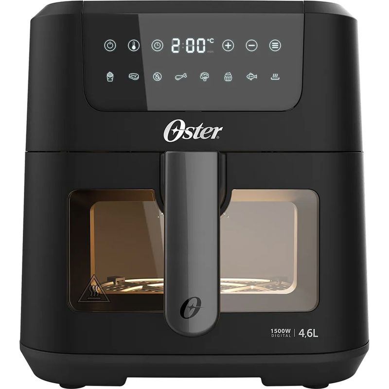 Fritadeira-Digital-Clear-Oster-46L-com-Visor-Transparente-Preto