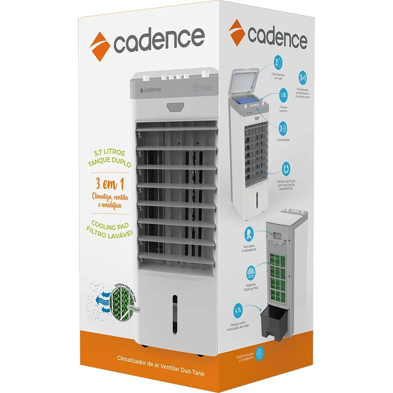 Climatizador-Cadence-Ventilar-Duo-Tank-Cli306-57l-65w-Cor-Branco-110v