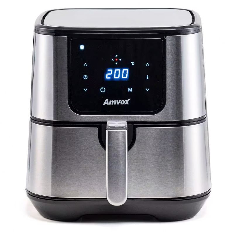 Fritadeira-Air-Fryer-Amvox-7l-Painel-Digital-Arf1255---127v-Cor-Aco-inoxidavel
