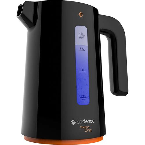 Chaleira Elétrica Cadence 1,7 Litros Contrast - Cel388 - Cor Preto