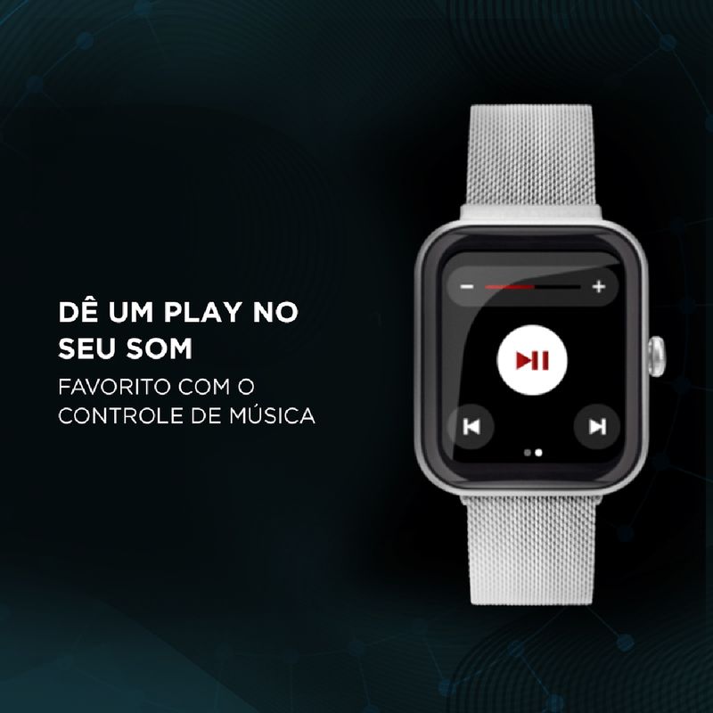 Smartwatch-Technos-Connect-MAX-Prata-e-Preto