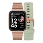 Smartwatch-Technos-Connect-MAX-Rose-e-Verde