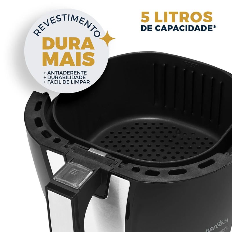 Fritadeira-Eletrica-Britania-Air-Fryer-Britania-5L-1500W---BFR40PI