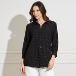 Camisa-Feminina-Manga-7-8-Detalhe-Brilhos-Paradoxos-