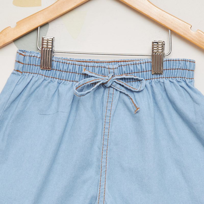 Shorts-Feminino-Infantil-Jeans-Levinho-Azul-