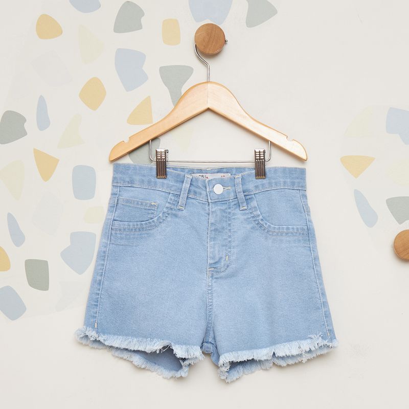 Shorts-Jeans-Juvenil-Elastano-Barra-Desfiada