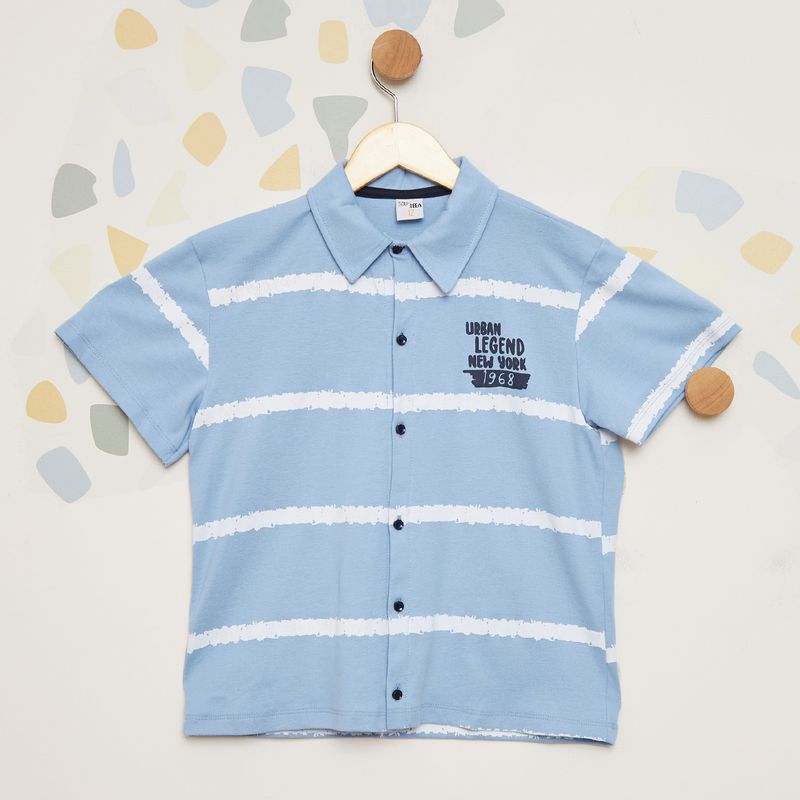 Camisa-Polo-Infantil-Listrada-Azul-