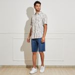 Camisa-Masculina-Estampa-Botanica-Cinza