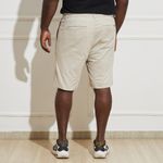 Bermuda-Masculina-Plus-Size-Sarja-Areia