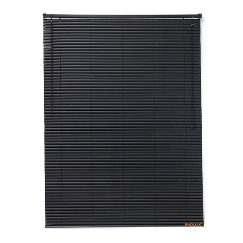Persiana Ajl Horizontal De Pvc 140x130 cm Sofisticada Preto