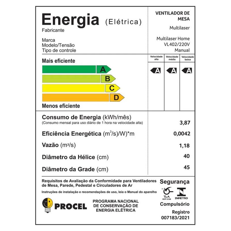 Ventilador-Mesa-Multi-Turbo-40cm-127V-135W-Multilaser-VL401