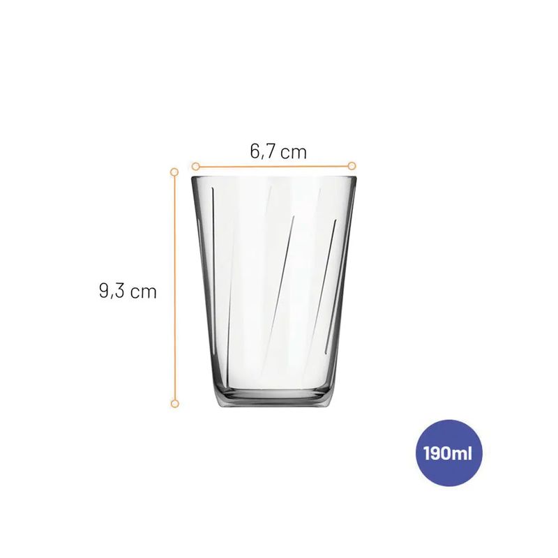 Jogo-de-Copos-190ml-6-pecas-Transparente-Amazon