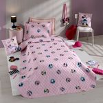 Cobre-Leito-Solteiro-Minnie-Lace-Hedrons