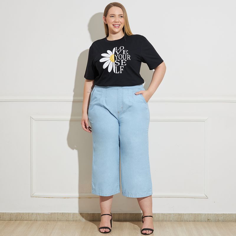 Camiseta-Feminina-Plus-Size-Estampa-Preta