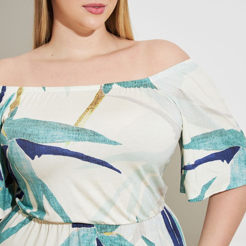 Vestido-Midi-Feminino-Plus-Size-Estampa-Tropical-