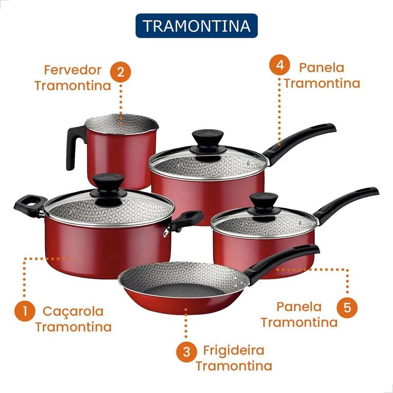 Jogo-de-Panelas-Tramontina-Coimbra-5-Pcs-Aluminio-Revestimento-Antiaderente-Vermelho