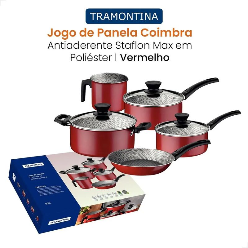 Jogo-de-Panelas-Tramontina-Coimbra-5-Pcs-Aluminio-Revestimento-Antiaderente-Vermelho