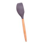 Espatula-Reta-de-Silicone-com-Cabo-de-Madeira-Cinza-Mozcada