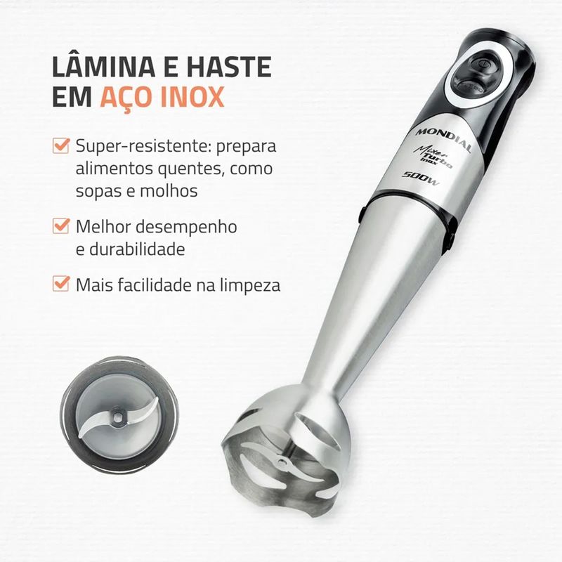 Mixer-Turbo-Inox-Mondial-Preto-Inox-500W-M-16