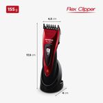 Cortador-de-Cabelos-Flex-Clipper-Mondial-127V-Vermelho-Preto-–-CR-04
