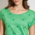 Blusa-Feminina-Viscose-Estampa-“Sorte--Verde-